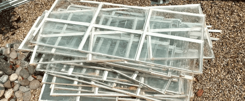 Photograph illustrating How to Dispose of Glass Panes Safely and Sustainably