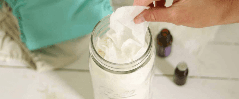 Photograph illustrating Homemade Wipes: Eco-Friendly, Cost-Effective DIY Solution